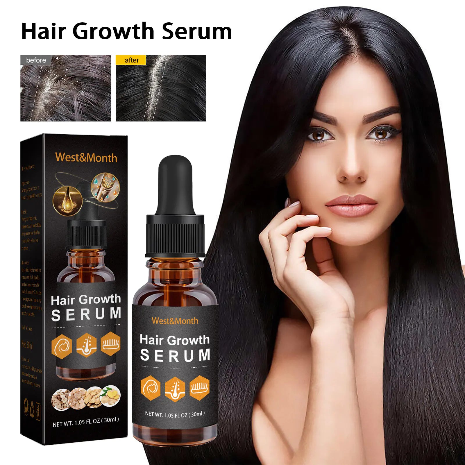30ml Hair Growth Essence for Strong, Thick Hair Care