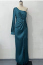 Women's Cinched Waist Slim-Fit Evening Dress