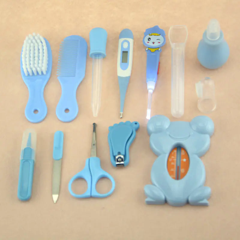 Baby Care Essentials Set with Cleaning Tools in Pouch