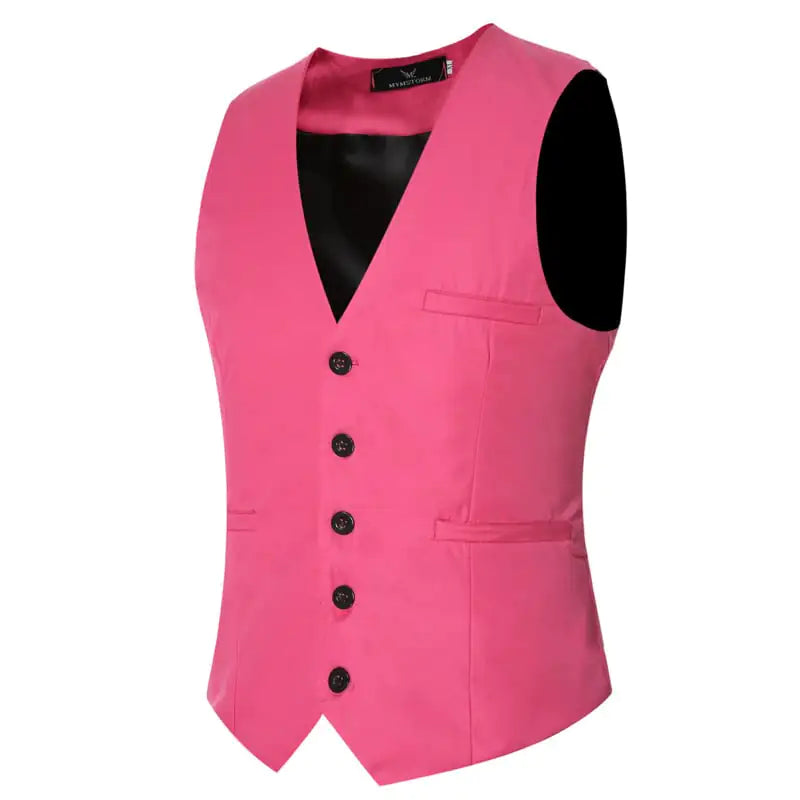 Men's Business Casual Suit Vest for Weddings