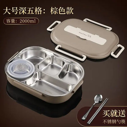 304 stainless steel compartment insulated lunch box