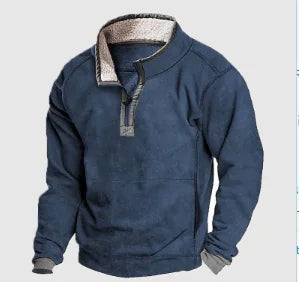 Men's Half-Zip Graphic Fleece Pullover