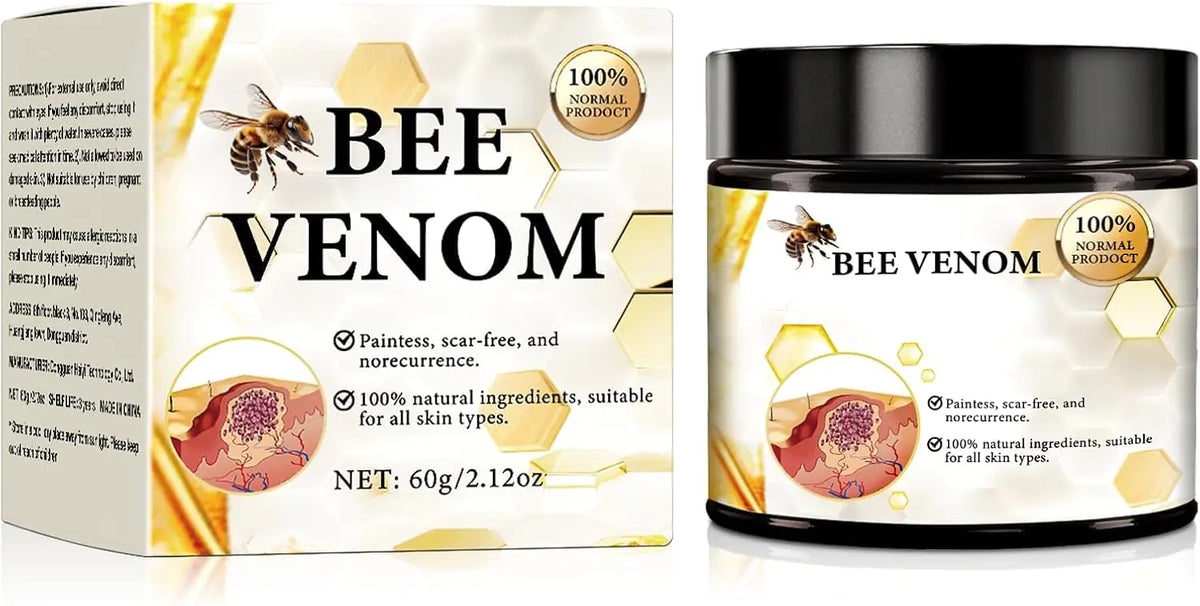 Bee Venom Treatment Cream 2024 New Bee Venom Repair Cream Bee Venom Cream Remove Spots for Women All Skin
