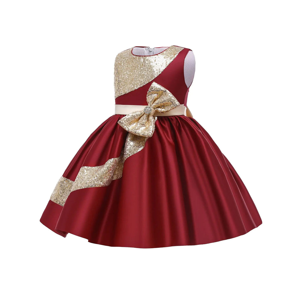 Girls Piano Performance Dress - Flower Girl Dress