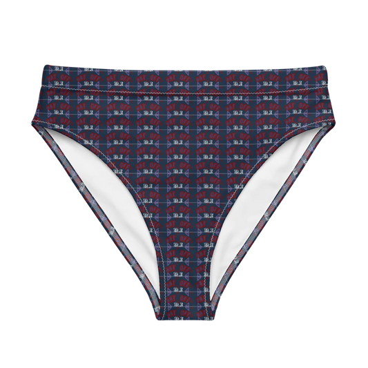 Eco-Friendly High-Waist Bikini Bottoms