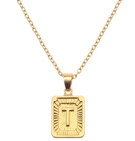 Letter Love Pendant Necklace