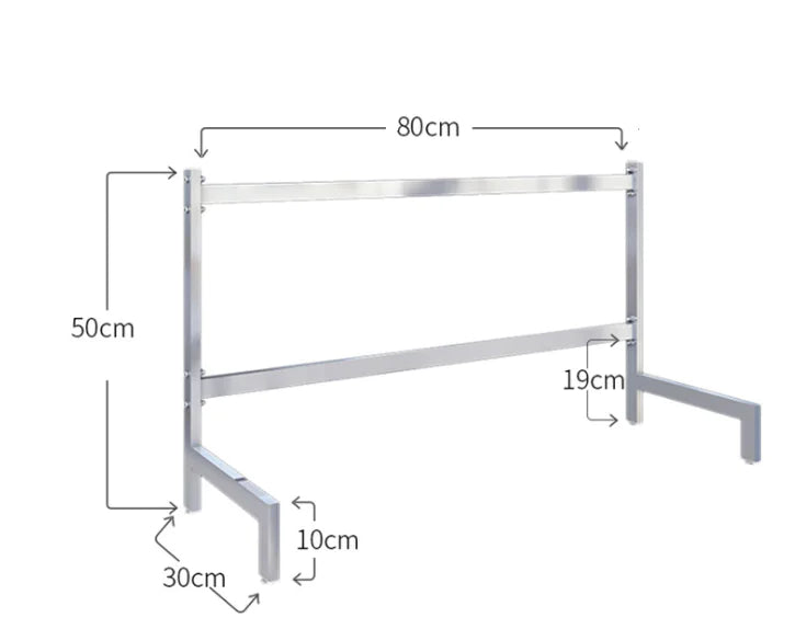 304 Stainless Steel Foldable Kitchen Drain Rack