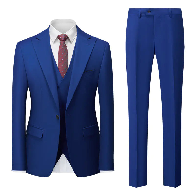 Men's Business Casual Suit Set for Weddings and Events