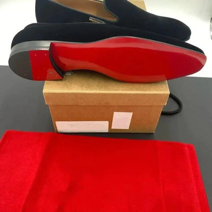 Red Bottom Classic Leather Loafers