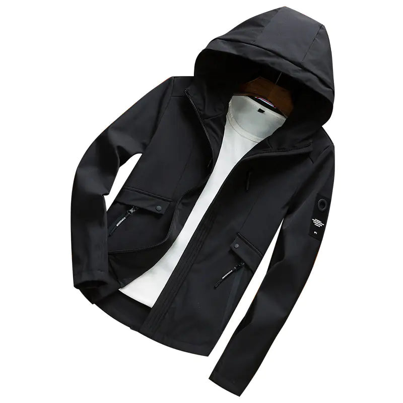 Hooded Jacket for Men - Casual Fashion Outerwear