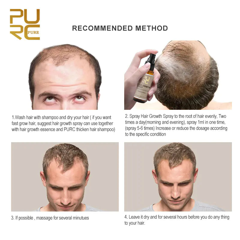Hair Growth Serum and Spray for Hair Loss Prevention