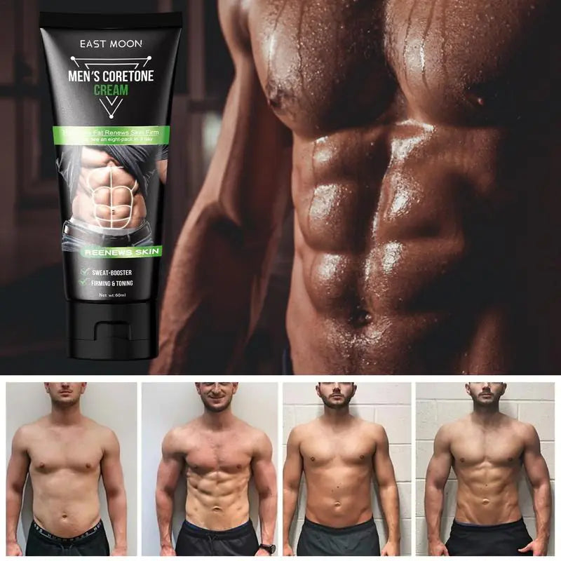 East Moon Men's Abs Cream for Muscle Firming and Care