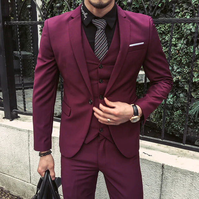 Casual Suit for Business and Wedding Attire