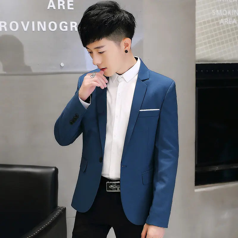 Men's Casual Blazer for Business and Formal Wear