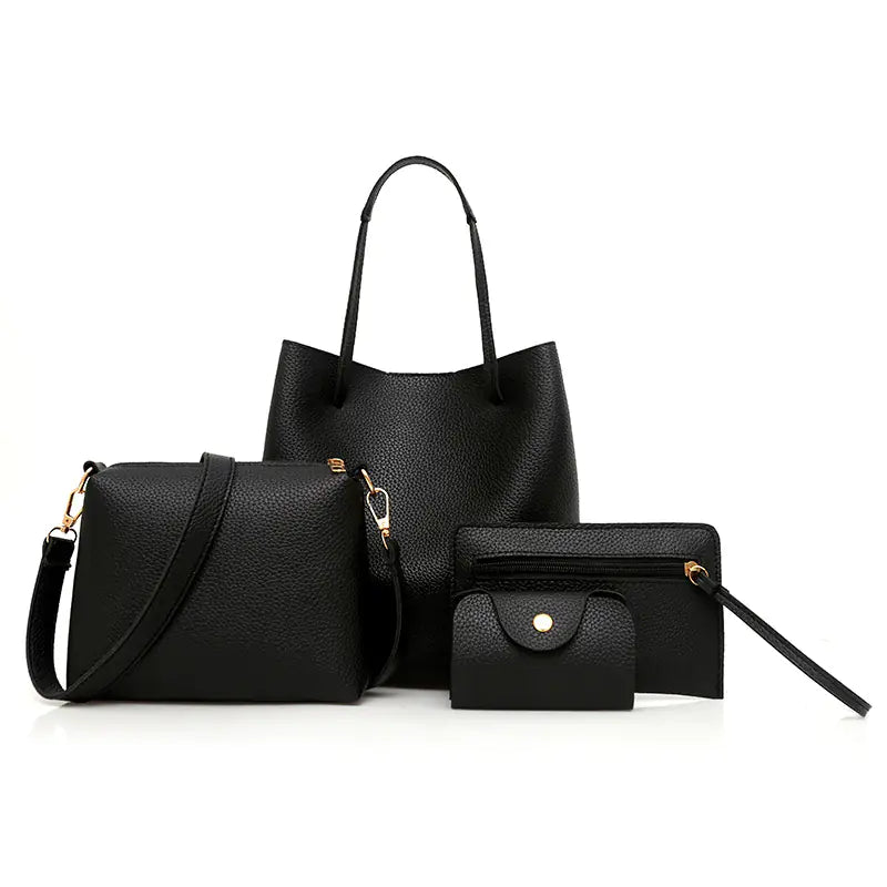 Fashion Retro Women's Purse Set for Daily Commute