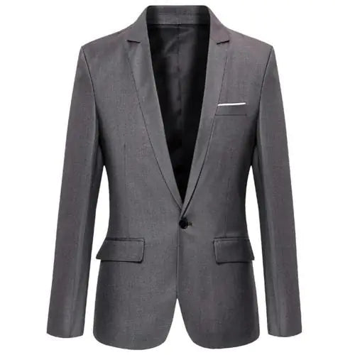 Slim Fit Casual Business Men's Suit Coat