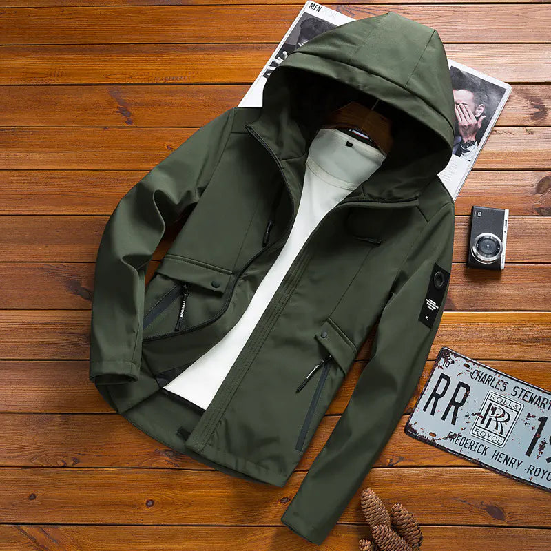 Hooded Jacket for Men - Casual Fashion Outerwear