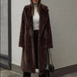 Women's Thickened Mink Velvet Coat – Autumn & Winter Warmth