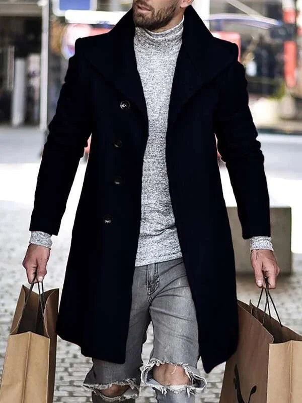 Woolen Overcoat for Autumn and Winter